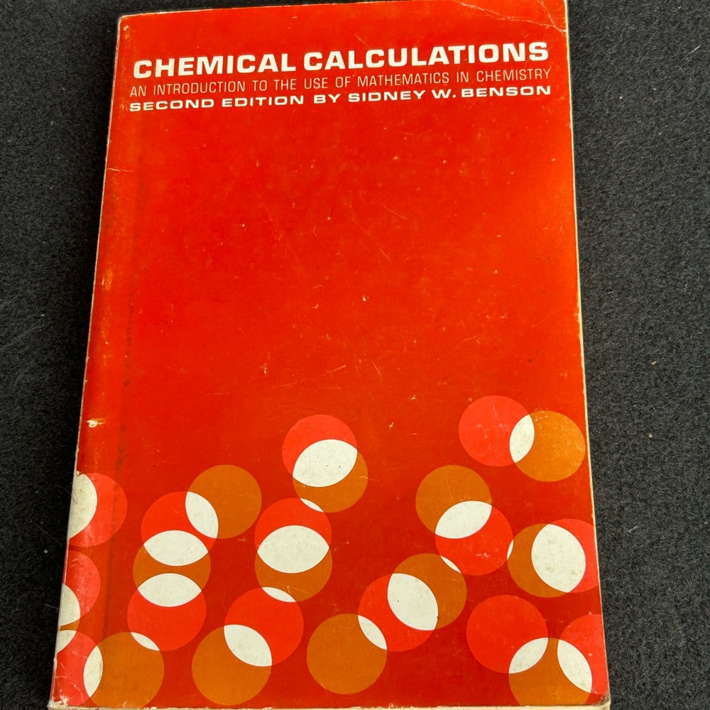 Chemical Calculations Book - Red Cover